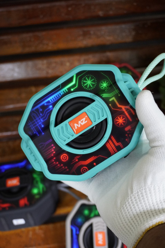MZ Portable Bluetooth Speaker - RGB Light Fusion, Type-C Fast Charging & 3D Sound