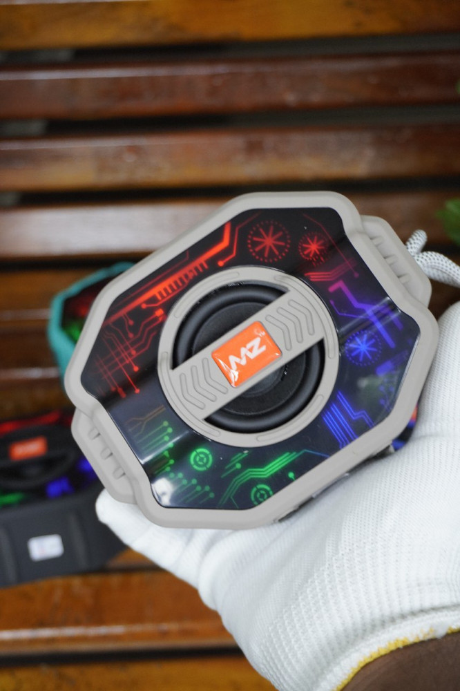 MZ Portable Bluetooth Speaker - RGB Light Fusion, Type-C Fast Charging & 3D Sound