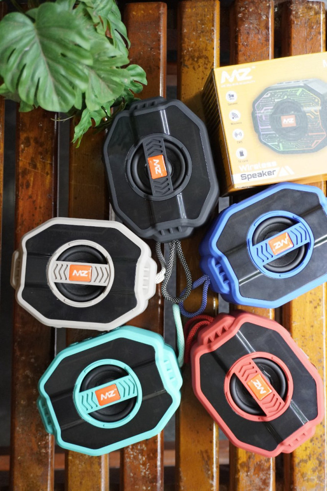 MZ Portable Bluetooth Speaker - RGB Light Fusion, Type-C Fast Charging & 3D Sound
