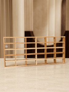 Premium 30-Compartment Wooden Display Rack Stand for Diecast Cars