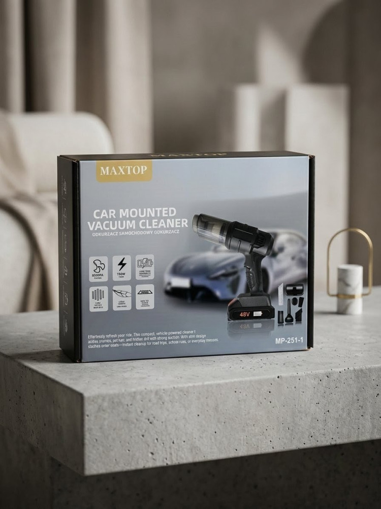 Power on the Go: Maxtop Rechargeable Portable Car Vacuum Cleaner