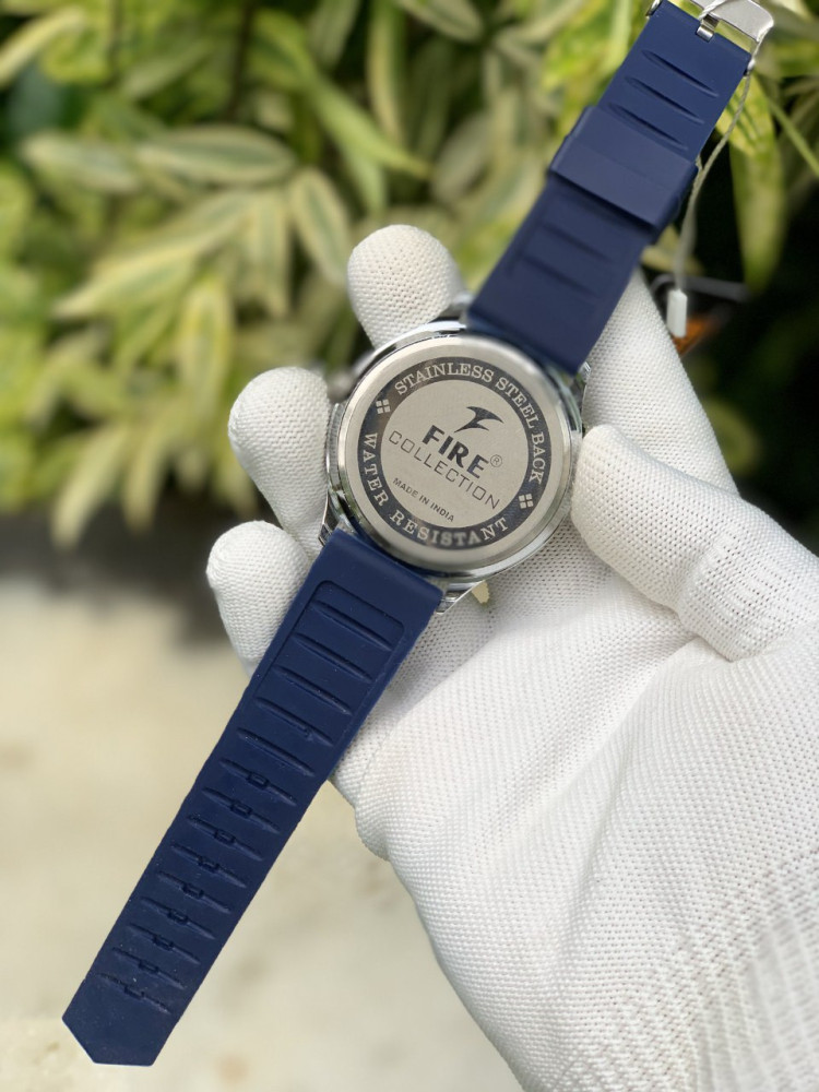FIRE COLLECTION Analog Watch - Blue, Premium & Affordable