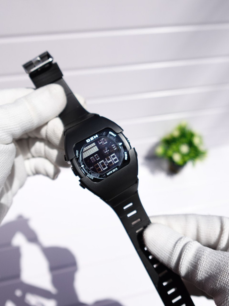 Unique Digital Watch & Gents Chain Bracelet Combo