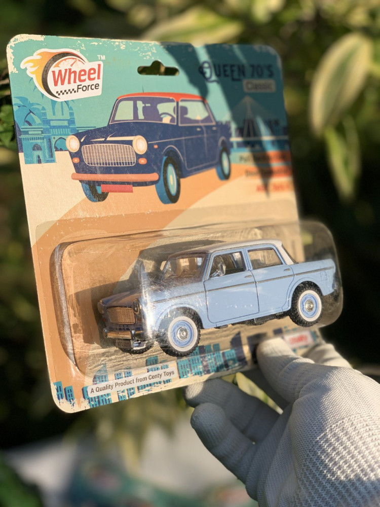 Zoom into nostalgia with these adorable Fiber Premier Padmini vintage classic car miniatures