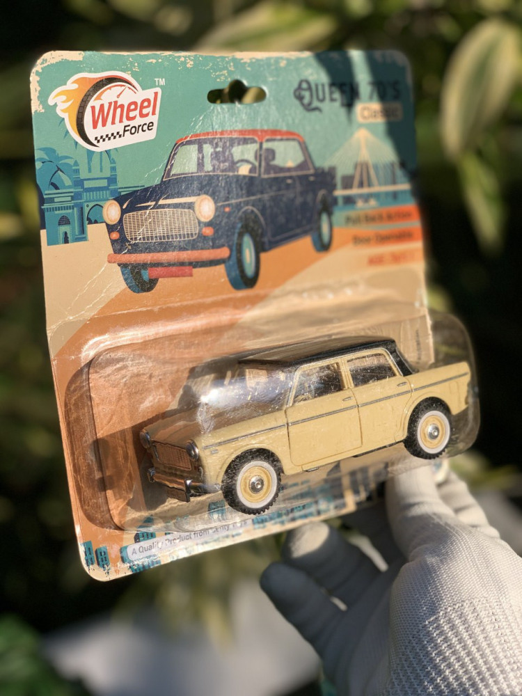 Zoom into nostalgia with these adorable Fiber Premier Padmini vintage classic car miniatures