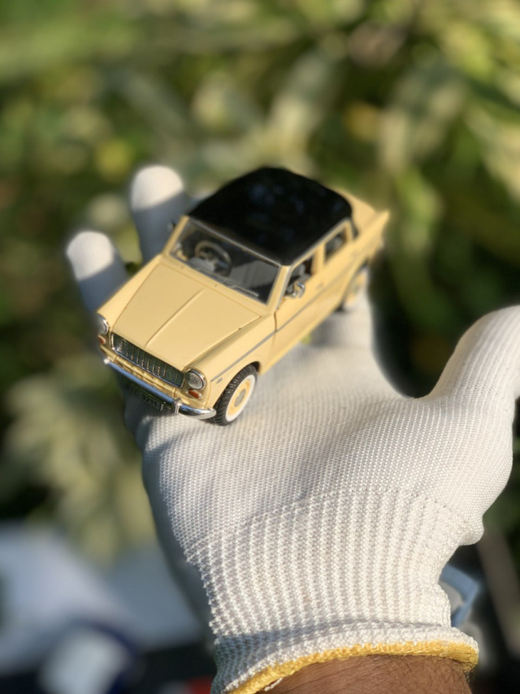Zoom into nostalgia with these adorable Fiber Premier Padmini vintage classic car miniatures