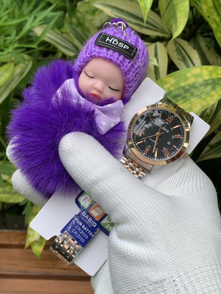 Gasiq Girls' Analog Watch - Premium, Classic & Surprise Gift,Dual Tone