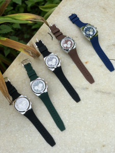 CAOMI Premium Analog Watch - Metal Case, Date & Silicone Strap